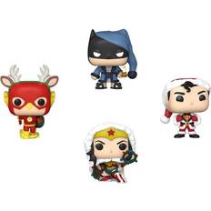 Juletræ legetøj Funko Juletræ Box DC Comics Pocket POP! Holiday Vinyl Figurer 4-Pak 4 cm