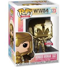 Spielzeuge DC Comics Wonder Woman 1984 Power Pose Gold Chrome US Ex. Pop