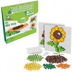 Lego turtle Biobuddi Bb-2014 Pixels-Create Flower And Turtle Building Blocks, Multi-Coloured