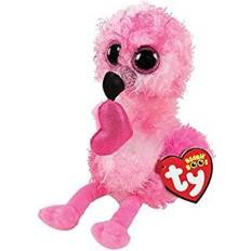 Ty hund 15 TY Beanie Boo's Hjärta Flamingo Dainty 15 CM