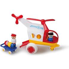 Viking Toys 30 cm Helikopter Ambulance i plast Fra 1 år