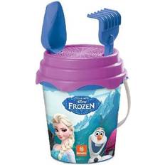 Frost Sandleksaker Mondo FROZEN Bucket with accessories, diameter 17 cm