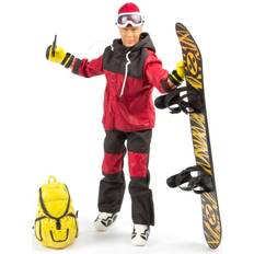 Legetøj Snowboarder Action Figur med tilbehør 30,5cm