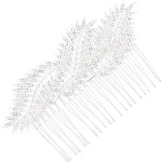 Jon Richard Fern Pave Leaf Hair Comb