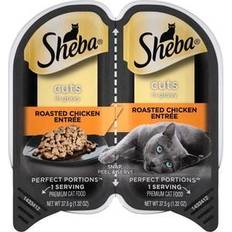 Sheba wet cat food Sheba Sheba Perfect Portions Trays Gravy Roasted Chicken Wet Cat Food 2.6oz