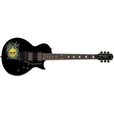 Ebano Chitarre Elettriche ESP LTD KH-3 Spider Kirk Hammett Black Spider Graphic Chitarra Elettrica