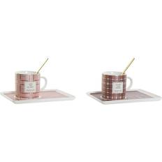 Rostfritt stål Koppar Dkd Home Decor - Mugg 2st