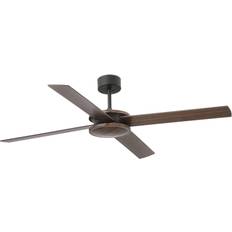 Ventilador De Techo Polea 132 cm Marron 4 Palas