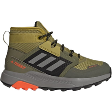 Adidas Green Walking shoes adidas Kid's Terrex Trailmaker Mid RAIN.RDY - Pulse Olive/Grey Three/Pulse Lilac