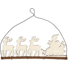 Decorations on sale Creativ Company Christmas decoration, cane with reindeer, H: 8 cm, D: 0,5 cm, W: 22 cm, 1 pc Decoration