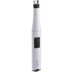Lightere Kaari Kaari Soihtu Plasma Lighter LED-apuvalolla Sølv