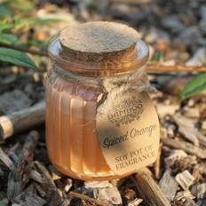 Bamboo 1x 100% Soy Wax Jar With Cork Lid Vegan 100% Natural Duftlys