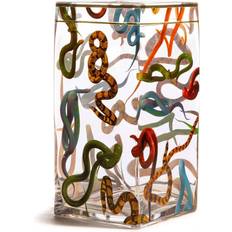 Seletti Vaser Seletti Snakes 15x30 Cm Glas Klar Vas