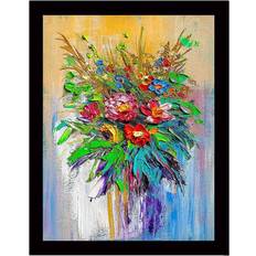 Brugskunst Dekorativ Indrammet MDF-maleri 41x56 cm Flerfarvet Billede