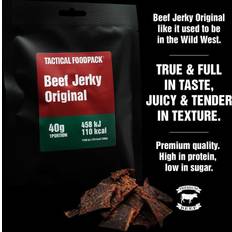 Alimentos Liofilizados Tactical Foodpack Snack Salado De Carne De Res Seca Original Noir