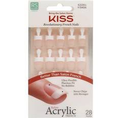 French nails Kiss Kiss Salon Acrylic French Nails Kit (Set Of 28)