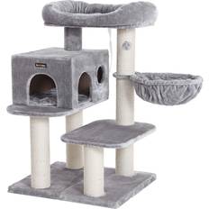 Cat tree Feandrea Cat Tree Tower with Plush Perch Condo XXL