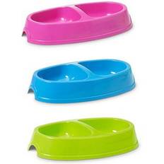 Savic Picnic Twin Cat Feeding Bowl 23.5 x 13 cm