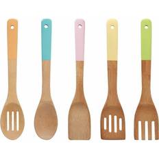 Bamboo Kitchen Utensils Premier Housewares Pastel Handles Kitchen Utensil 5pcs