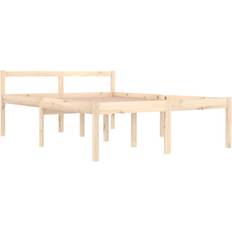 vidaXL Solid Pine 70.5cm Sengeramme 140x190cm
