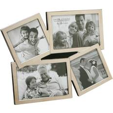 Impressions Impressions Silver Overlapping Freestanding Multi-Aperture FS138 Photo Frame