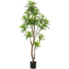 Dracaena Emerald kunstigt dracaena træ 155 cm grøn Kunstig plante