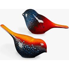 Red Figurines Poole Pottery Flare Birds Figurine 7.5cm 2pcs