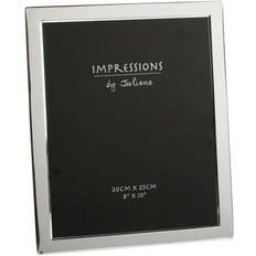 Impressions Silverplated Flat Edge 8"x10" Photo Frame