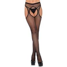 Leg avenue fishnet Leg Avenue Fishnet Suspender Hose Black