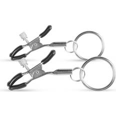 Fouets et Pinces Easytoys Metal Nipple Clamps With Ring