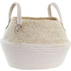 Natural Baskets Dkd Home Decor Cotton Natural Fibre (37 x 37 x 25 cm) Basket