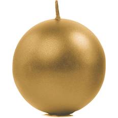 Guld Stearinlys PartyDeco Globe Light Stearinlys 10stk