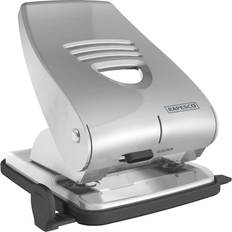 Rapesco 2 Metal Hole Punch 40 Sheet Capacity, Silver