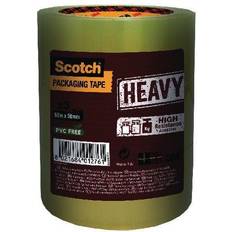 Fournitures d'Expédition et d'Emballage Scotch Packaging Tape Heavy 50mmx66m Clear (3 Pack)