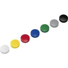 Maul Aimant Solid 38 mm x 15.5 mm Rond Jaune Rouge Bleu Blanc Vert Gris Noir 10 pcs