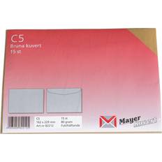 Postemballager Mayer Kuvertbunt Brun MG C5 15