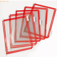 Rød Whiteboards Tarifold Tarifold Ramme PVC A4x10, R�d385x45x250mm 0,555kg (10stk) (10 pce pr. pakke)
