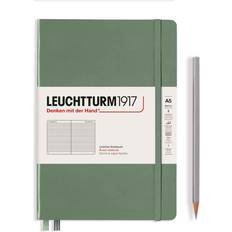 Leuchtturm1917 Leuchtturm Hardcover Ruled A5 Notebook, Olive