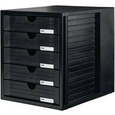 Beste Dokumentenhalter & Flipcharts HAN SYSTEMBOX 1450-13 Desk drawer box Black A4, C4 No. of drawers: 5