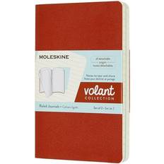 Moleskine volant Moleskine Notizheft Volant Pocket Softcover 2er Set Rot/Blau, liniert