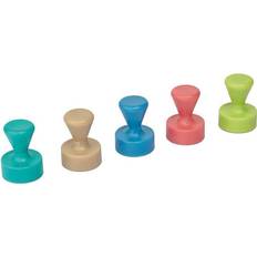 Pink Clips, Papirclips & Magneter Maul 10 keglemagneter assorterede farver O 1,2 x 1,6 cm (6168499)
