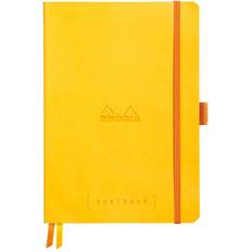 Yellow Calendar & Notepads Rhodia Goalbook soft daffodil A5 dot ivory