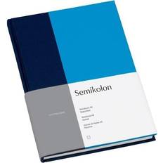 Semikolon Semikolon Notizbuch Classic A5 Cutting Edge Marine-Aqua liniert
