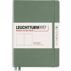 Office Supplies Leuchtturm1917 Blank Hardcover Notebook Olive, 5-3/4" x 8-1/4"