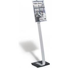Durable Gulvskilt CRYSTAL SIGN STAND A3 Præsentationsstander