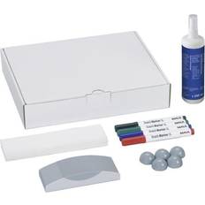 Rot Tafelwischer & -reinigung Maul Whiteboard accessory set 6386099 Box containing 4 markers, eraser, cleaner, 5 magnets (spherical)