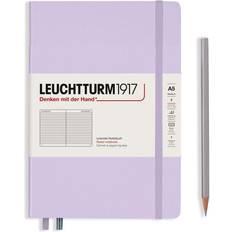 Leuchtturm1917 Leuchtturm1917 Ruled Hardbound Notebook Lilac, 5-3/4" x 8-1/4"