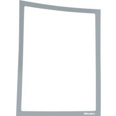  Dokumentholder for A4 magnetisk grå, RAL 7001 (pakke med 5) for P/N: 747208, 747308, 747408, 747508, 747608, 747708, 749008, 749108, 749208, 749308