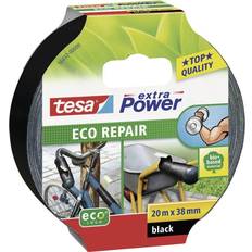 TESA ECO REPAIR 56432-00000-00 Tygtejp extra Power Svart (L x B) 20 m x 38 mm 1 st