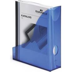 Blå Dokumentholder & Flipstativer Durable tidsskriftskassette transparent blå